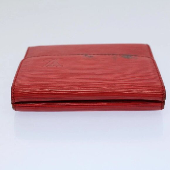 LOUIS VUITTON Epi Portefeuille Elise Wallet Red M6363E LV Auth 54084 - Picture 6 of 14